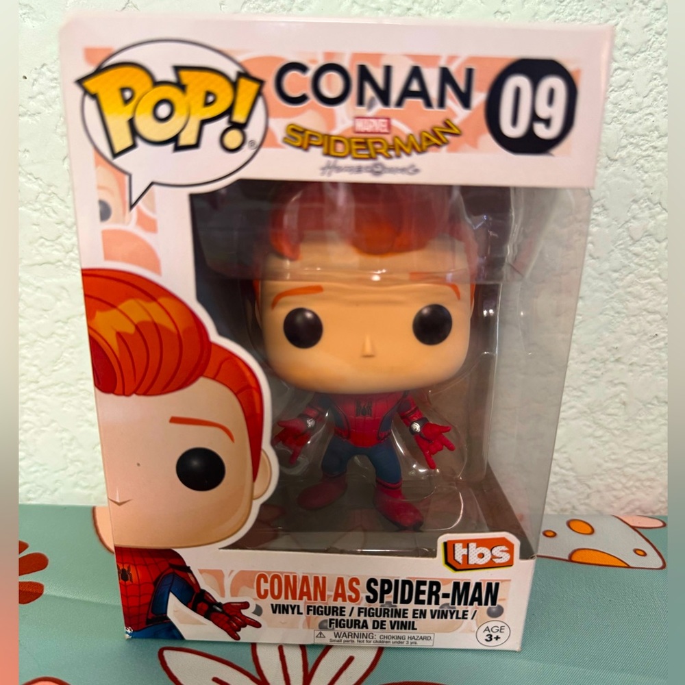 Conan as Spider-Man Funko Pop comic con exclusive